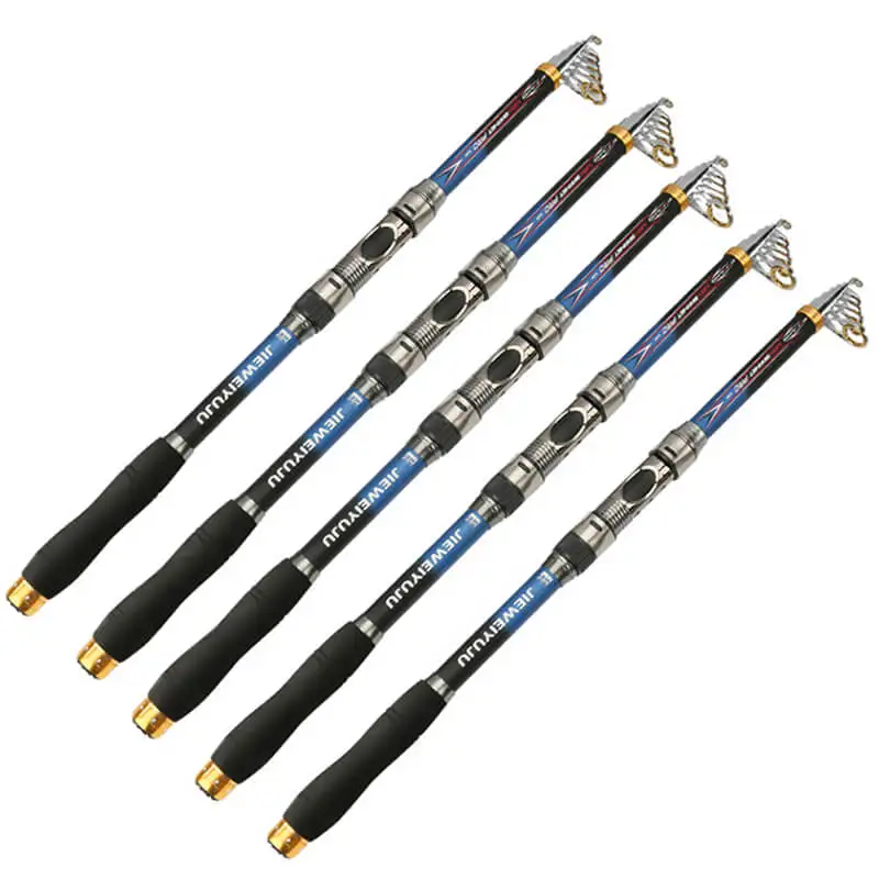 Путешествия спиннинг телескопический удочки Супер жесткий увядший Рыбалка