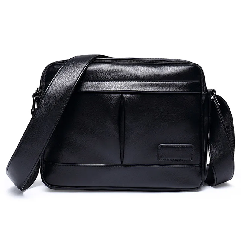 Ruched высокое качество кожа мужчины сумки мягкой кожи человека сумка известный