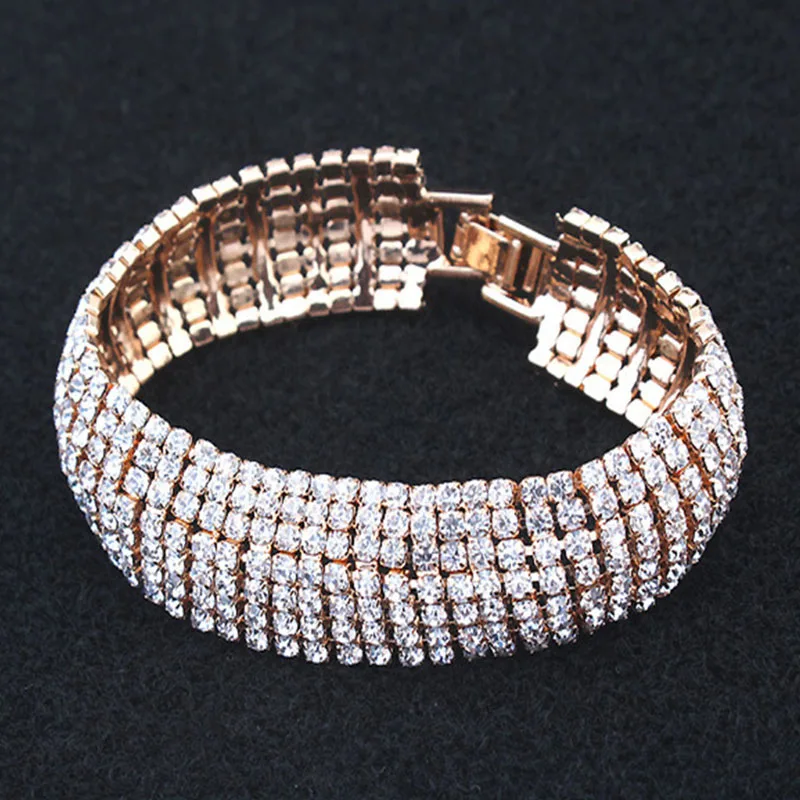 Jooyoo горячие продажи ravishing роскошный браслет bling бижутерия аксессуары для женщин