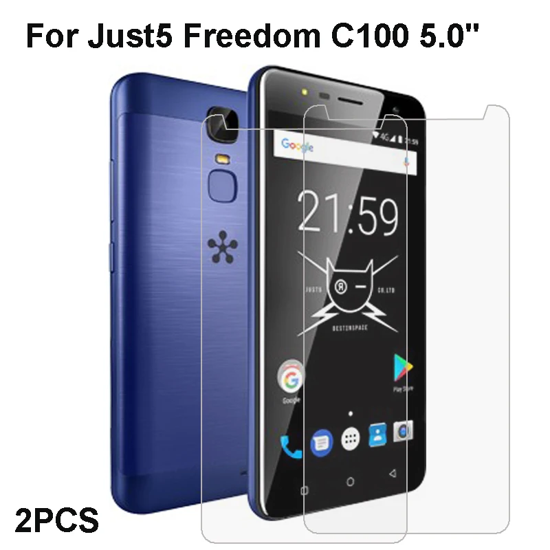 2 шт. Just5 Freedom C100 закаленное стекло 9H Высококачественная защитная пленка