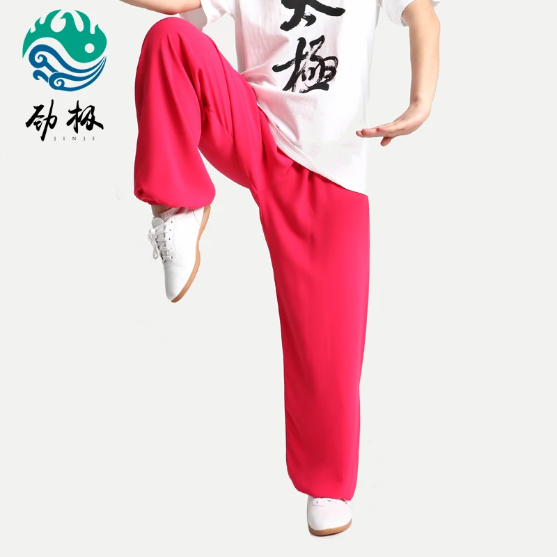 Брюки для боевые искусства Strong Tai Chi одежда белого черного красного и синего