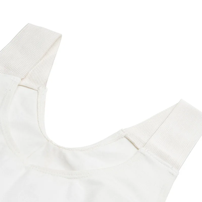 Sansha мужской комбинезон без рукавов из хлопка и лайкры Белый спортивный костюм