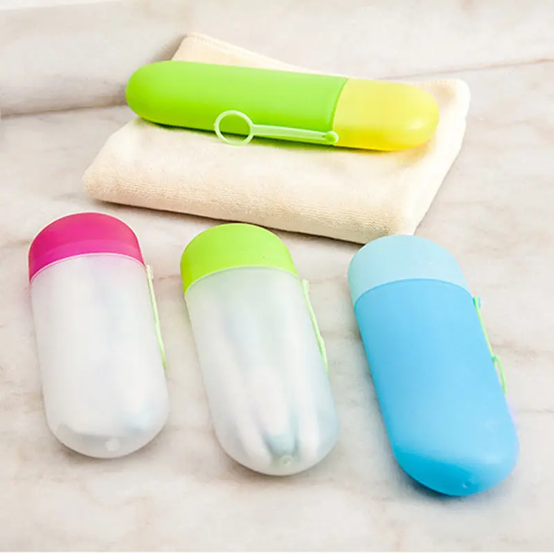 

High Quality Portable Travel Toothpaste Toothbrush Holder Case Household Storage Cup Outdoor Holder Bathroom Accessories
