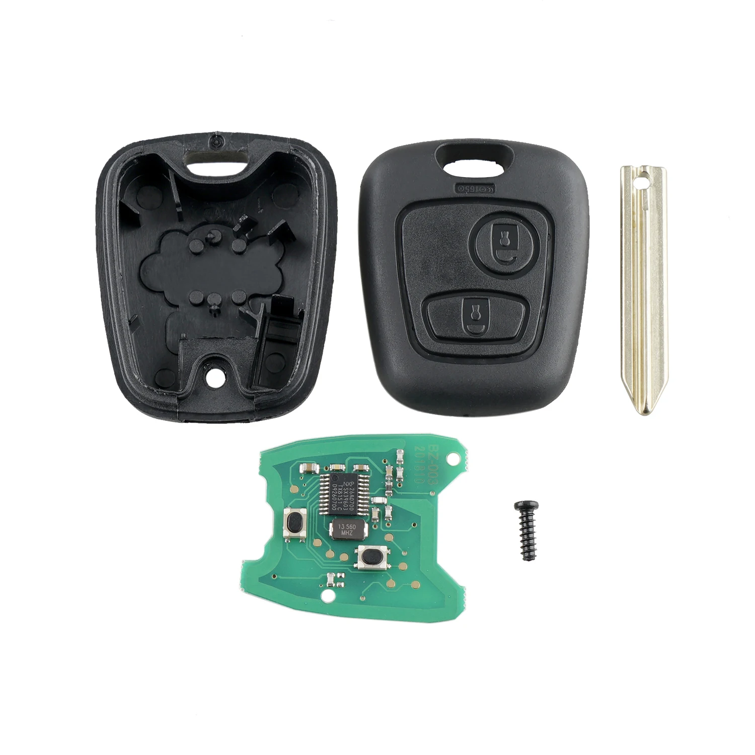 2 кнопки дистанционного ключа для Citroen C2 C3 C4 C5 C6 C8 XSARA PICASSO 434 МГц с PCF7961 чип SX9 лезвие