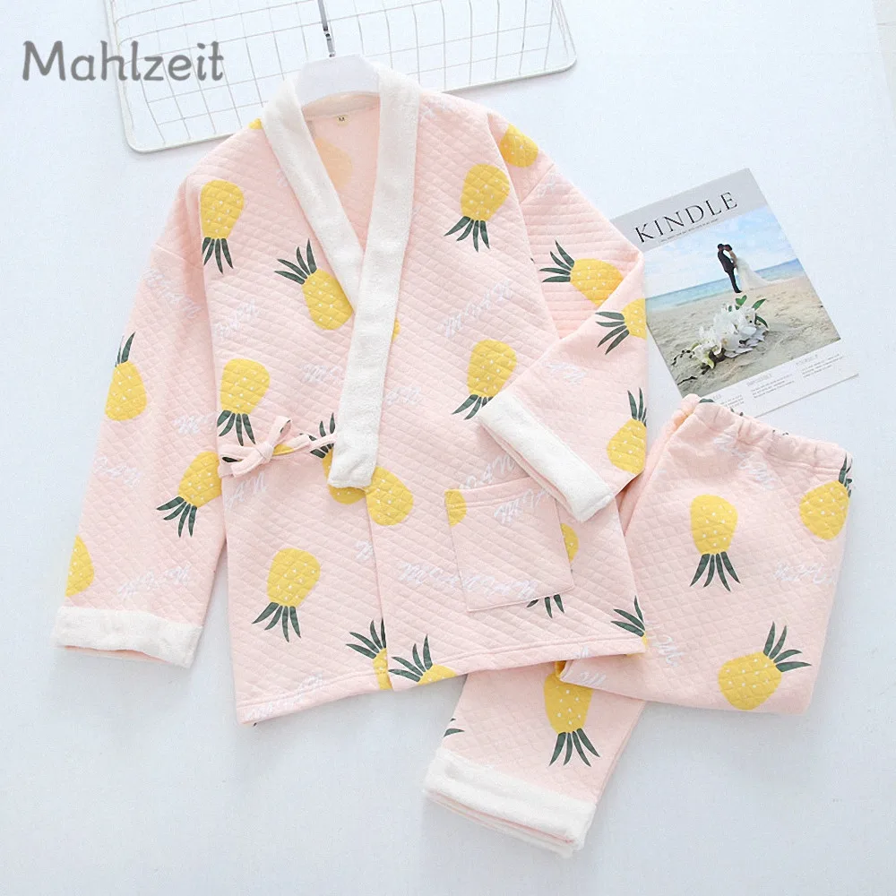 2018 Maternity Autumn Winter warm Nursing clothes Pregnant Women 100% cotton Sleepwear Breastfeeding outwear Cardigan | Мать и ребенок