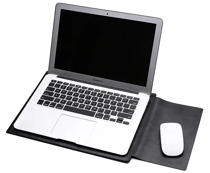 Кожаный чехол XSKN для Apple Macbook Air 13 Pro 15 Retina 11 6 12 дюймов из шерсти фетра микрофибры