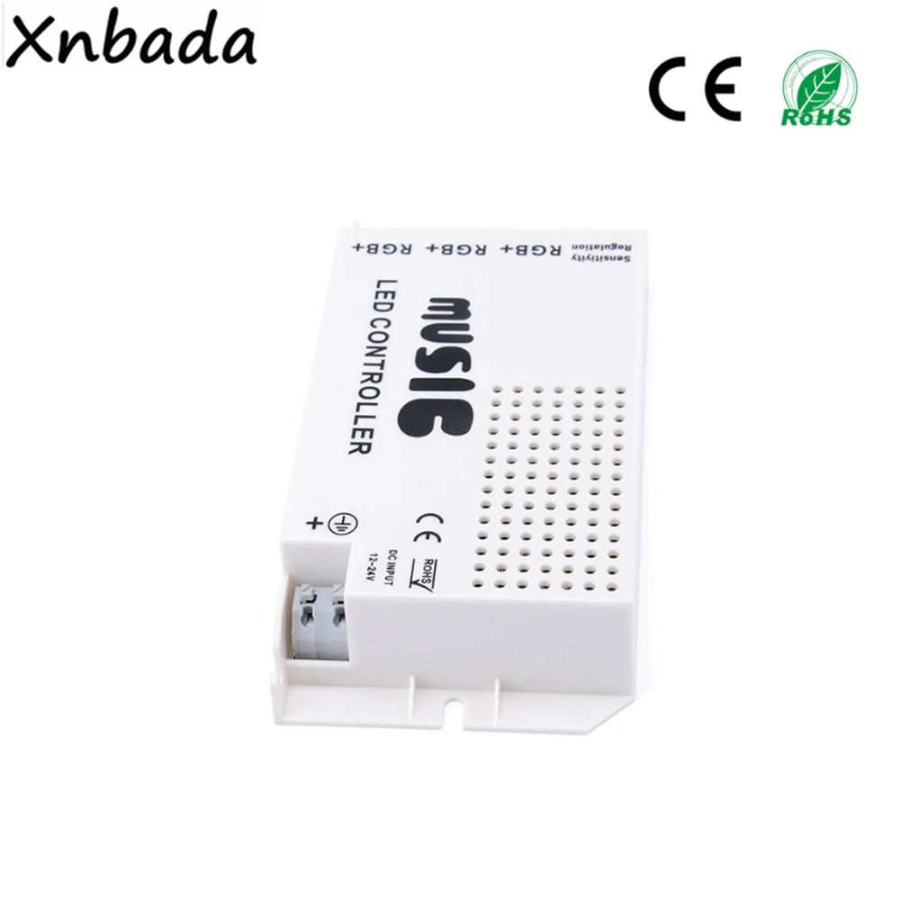 RGB Music Led Controller With 24Keys Wireless IR Remote For 5050 2835 Strip Light DC12-24V | Лампы и освещение
