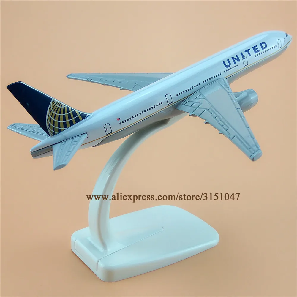 16 см Air Американский Соединенные Boeing 777 B777 Airlines модель самолета сплава металл