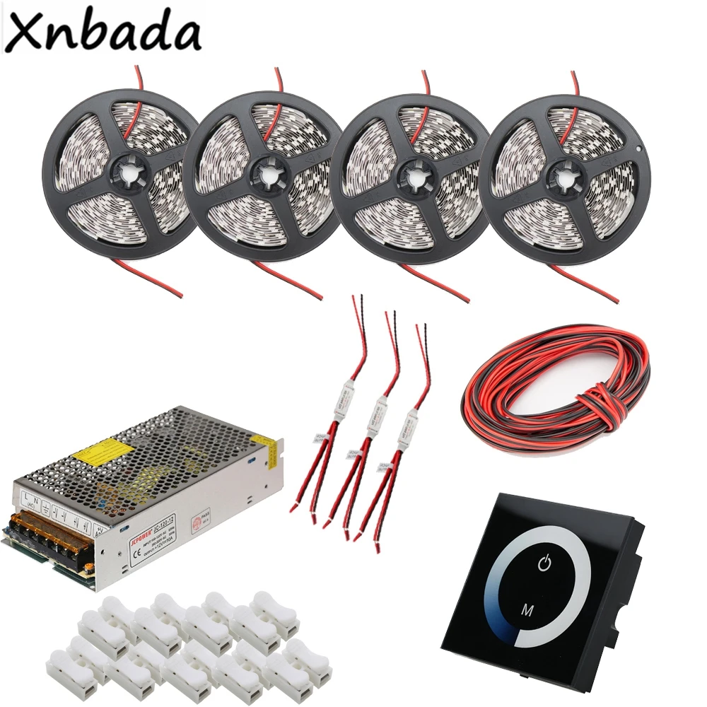 Светодиодная ленсветильник SMD5050 белый/теплый белый/синий/красный цвета