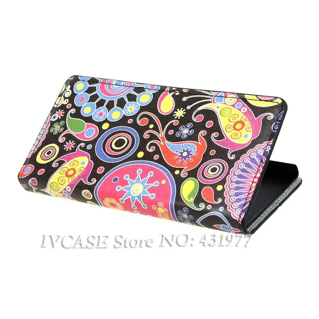 Magic Flower 282 Wallet Leather Flip Stand Case Cover For Huawei Ascend P7 Free shipping |