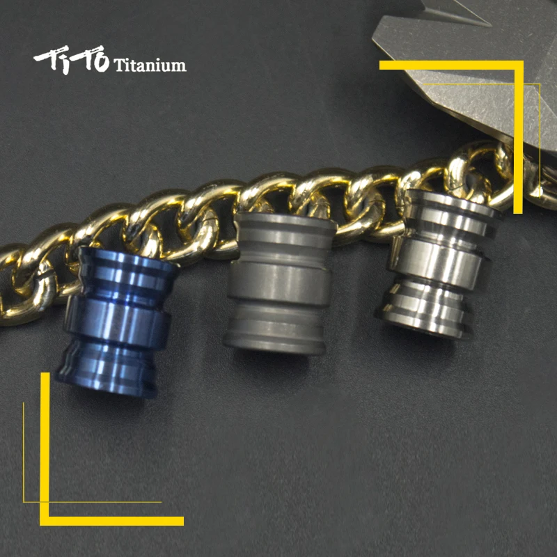 TiTo EDC, титановый сплав, парашют, вешалка на веревку, карман, ограничение движения рук, мульти инструменты, без пальцев, гироскоп, веревка, подвеска