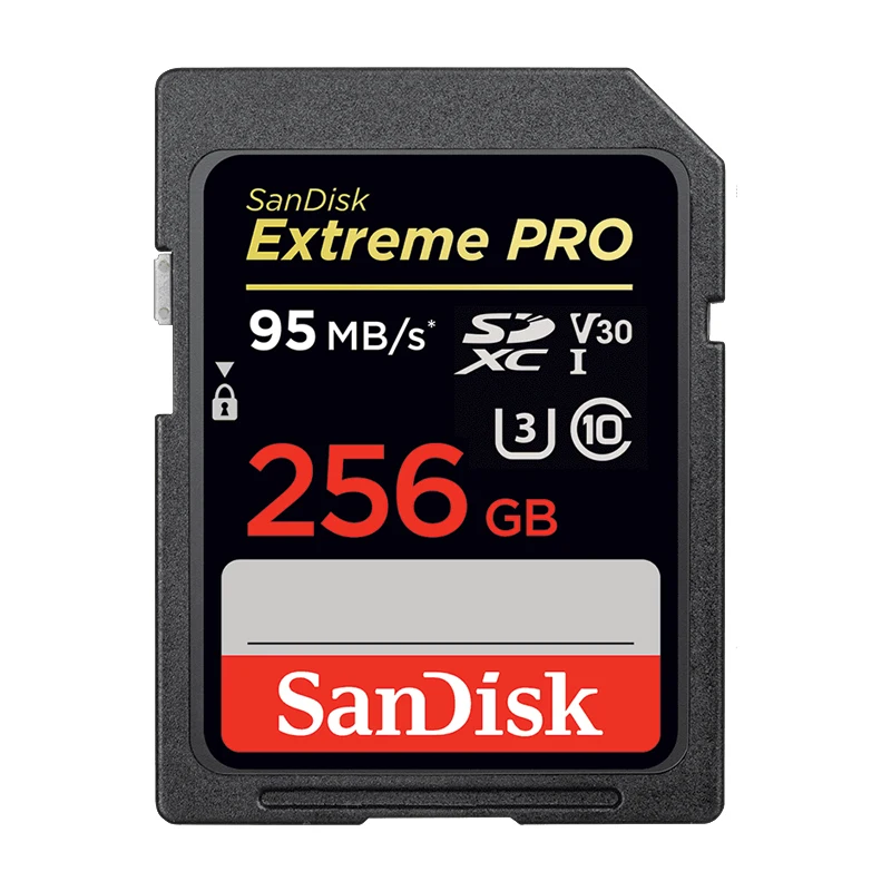 Карта памяти Sandisk Extreme Pro 95 МБ/с./с 32 ГБ SDHC V30 U3 класс 10 64 128 256 | Компьютеры и офис