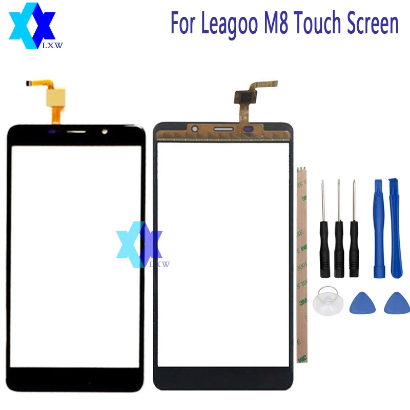 Для LEAGOO M8 Сенсорный экран Стекло оригинальный гарантия новый Панель 5 7 дюймов
