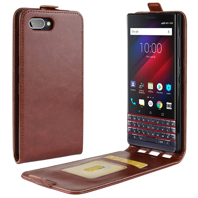 Чехол из искусственной кожи для BlackBerry KEY2 LE роскошный чехол книжка BBE100 телефона