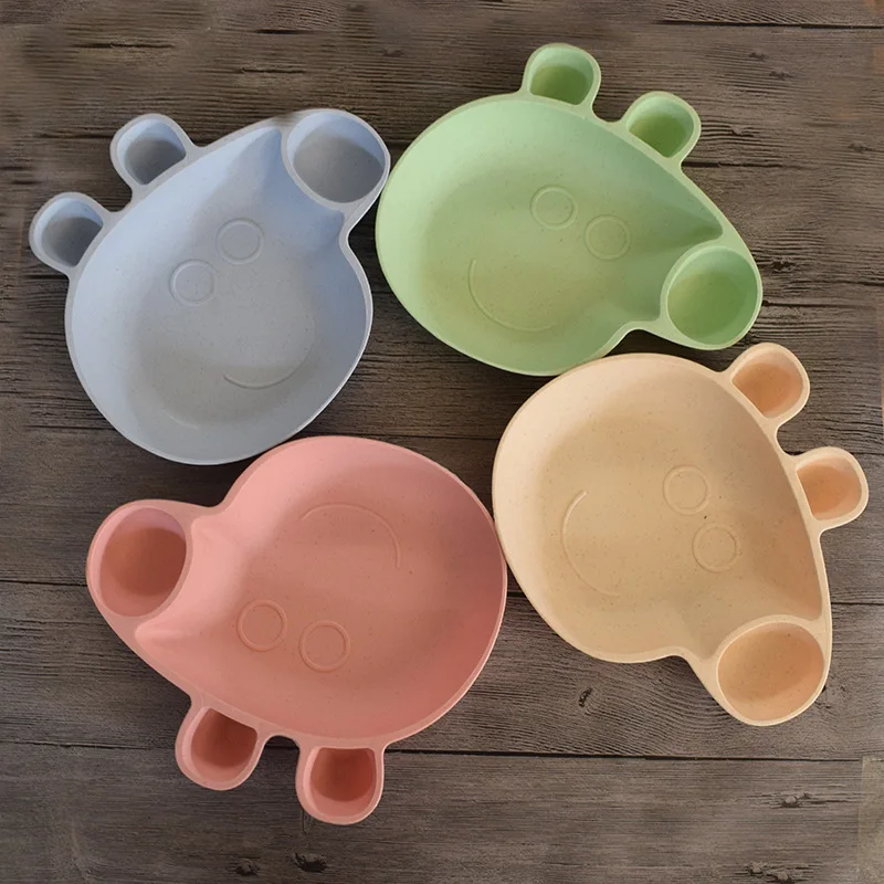 Пшеничная солома детская Минни мультфильм Микки рисовая чаша тарелка Трубная