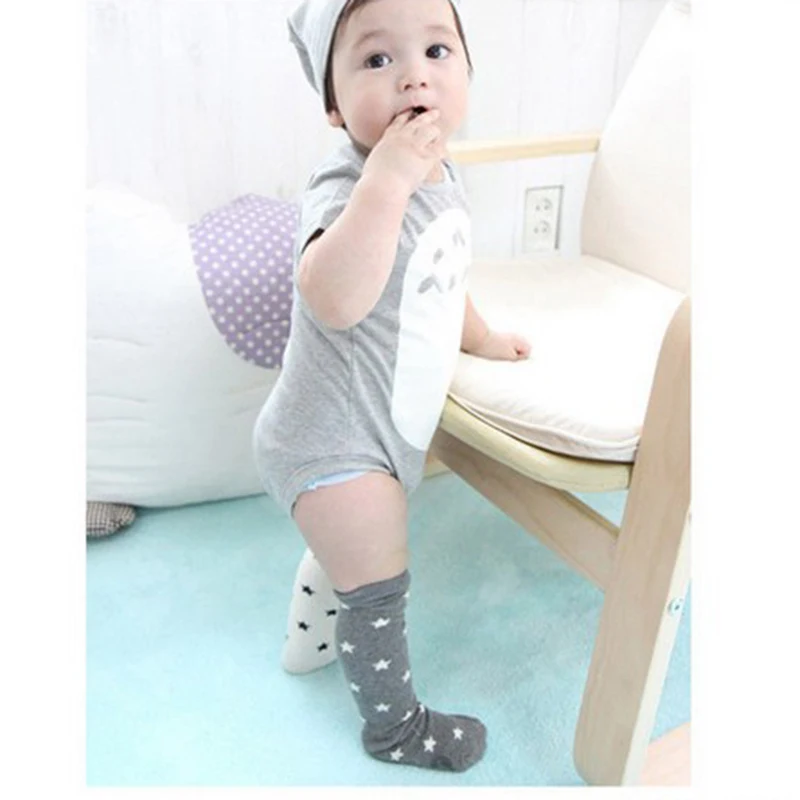 Хлопковые носки для малышей на весну и осень новорожденных девочек детские до