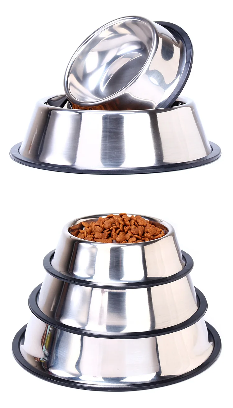 Собачья миска из нержавеющей стали для спорта и путешествий собака Кот чаша