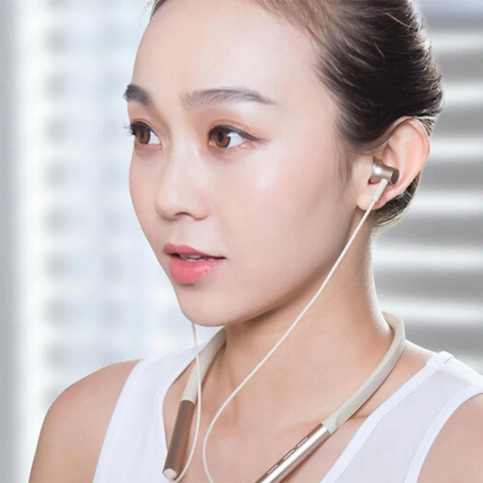 Xiaomi LYXQEJ01JY Bluetooth беспроводные наушники ожерелье спортивные поддержка микрофона