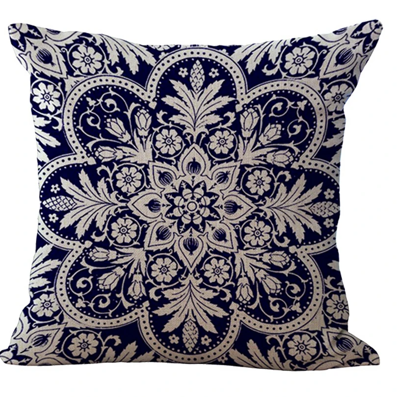 1 шт в традиционном китайском стиле Цвет синий белый Принт &quotфарфор сиденье hug