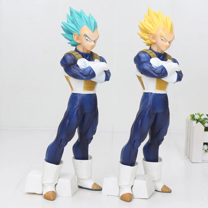 24 см/26 см Dragon Ball Супер Saiyan Vegeta Супер Saiyan God Dragon Ball Z Сон Гоку синие волосы желтые волосы ПВХ фигурка игрушки