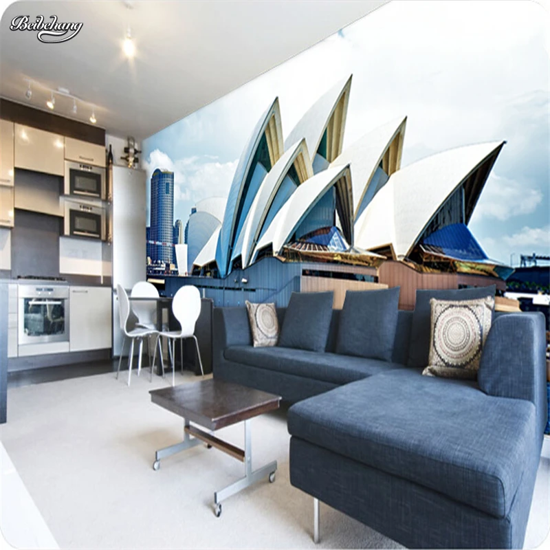 Фотообои beibehang современный минималистический ландшафт архитектура искусство