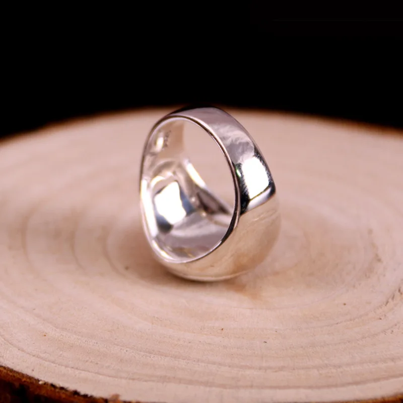 Мужское и женское серебряное кольцо для влюбленных пожилых мужчин женщин