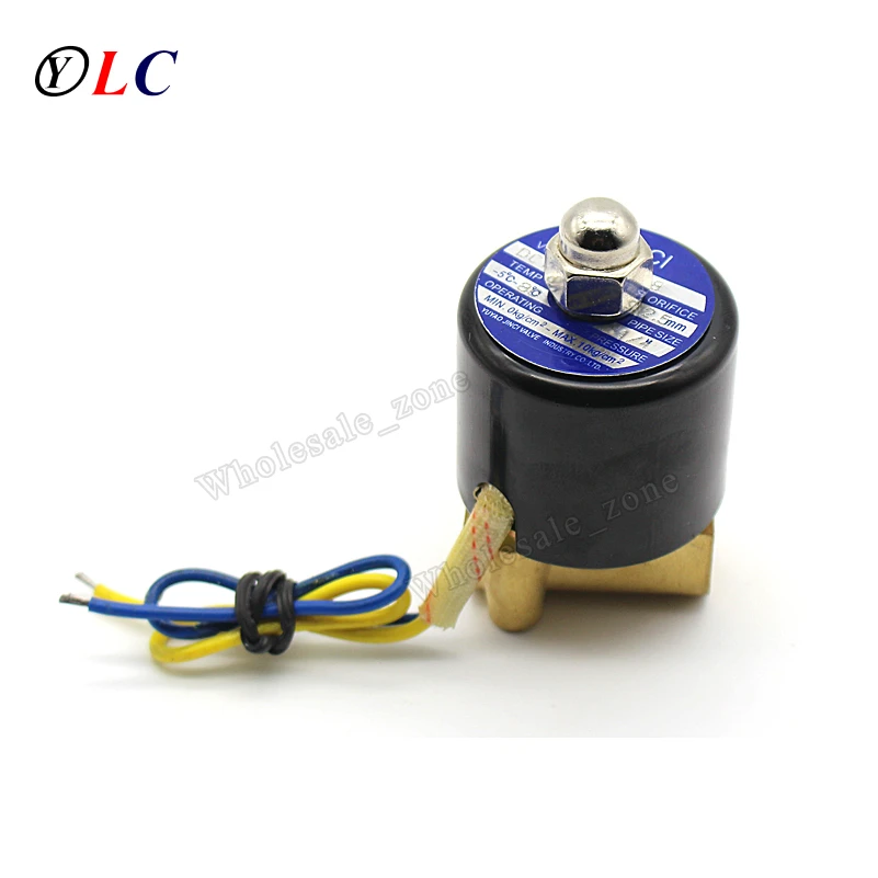 Новый Электрический электромагнитный клапан постоянного тока 12 В 1/4 'для