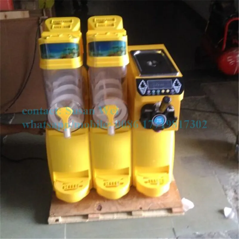 

30L ice cream machine double tank slush machine soft ice cream making machine for sale