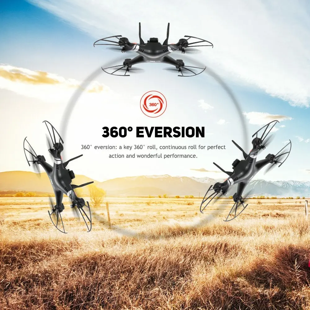 Обновленный SH5HW 2 4G 4CH 6-осевой Wi-Fi FPV Дрон МП камера с высоким удержанием головы