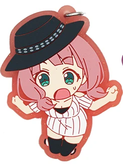 Bang Dream! Здравствуйте, счастливый мир! Пастельные* палитры после свечения Poppin' вечерние Аниме игры Тояма Касуми Майя канон резиновый ремешок брелок - Цвет: 05 Uehara Himari