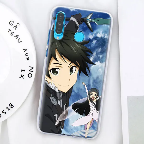 013 Sword Art Online SAO чехол для телефона аниме чехол для huawei P30 Pro P10 P20 P30 Lite P8 P9 Lite P Smart Plus чехол - Цвет: 013
