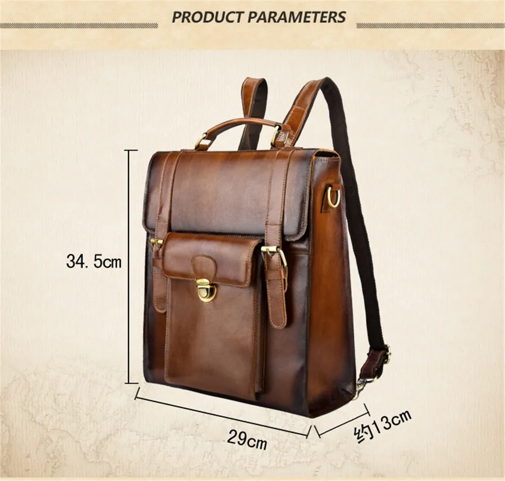 Для мужчин Мини Back Pack пояса из натуральной кожи ручная сумка через плечо пакет портфели для бизнес сумка дорожная повседневное Tote Threeuse