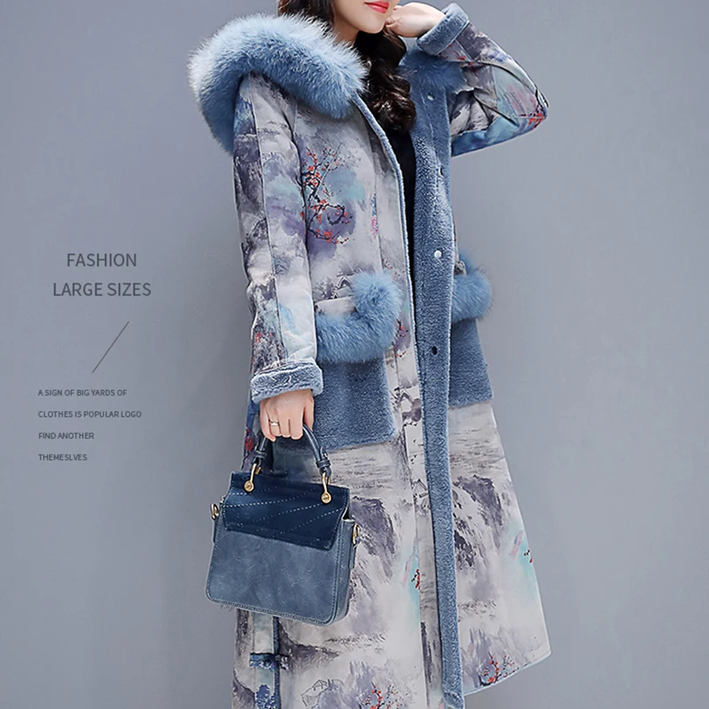 2019 зимние женские новые длинные свободные из искусственного меха большого