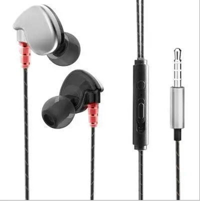 ПНП Топ качество Басов двойной блок драйвер DJ наушники гарнитуры monitor Спортивные