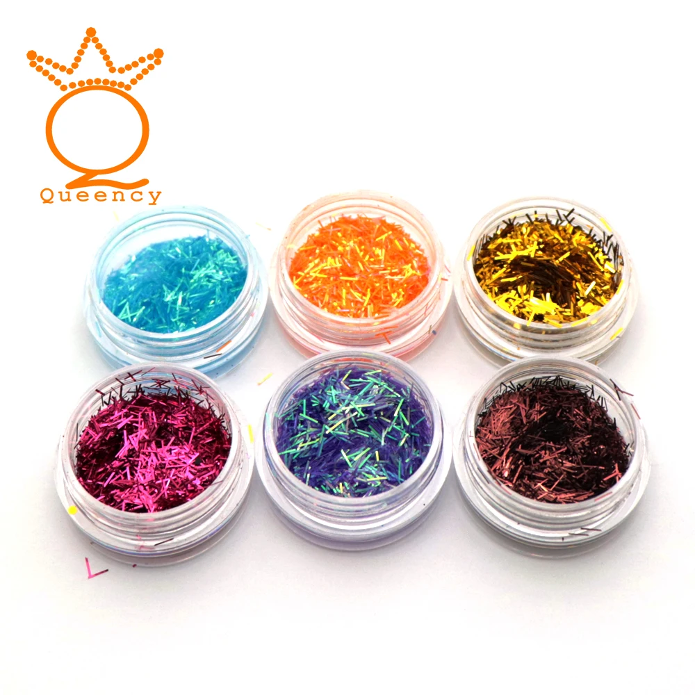 Разноцветное Цвет Новое поступление чешуйчатого льда гель для ногтей 12 шт.