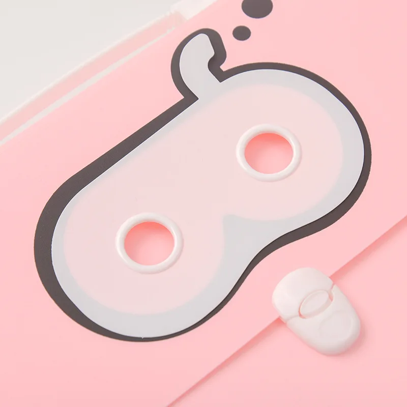 

13 Pockets Expanding File Folder Kawaii Pig A4 Classification Test Paper Bag Business Expanding Folders Filing Document Holder