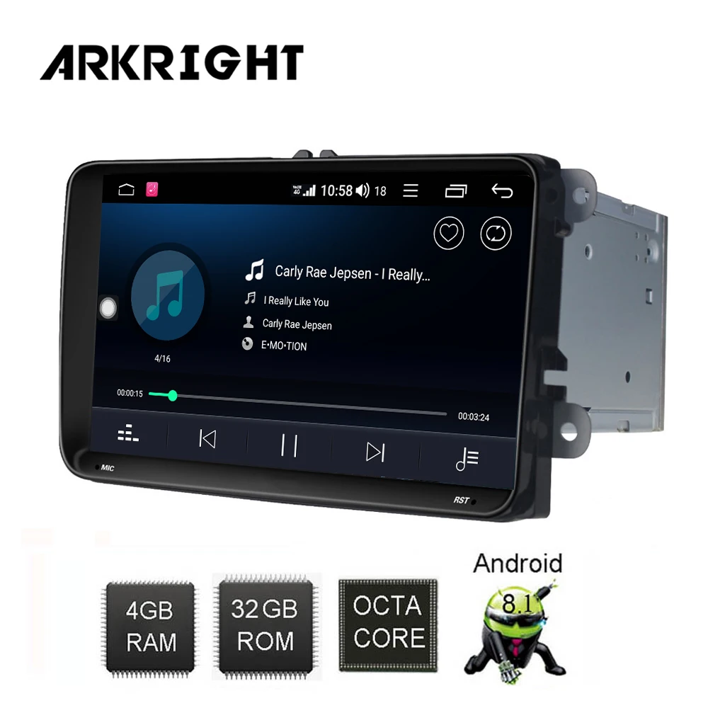 Автомагнитола ARKRIGHT 9 'Ɗ + 32 ГБ 2 din для Volkswagen VW Seat/skoda Passat B6 Android GPS навигация