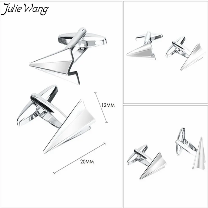 Julie Wang 1 пара металлических запонок на латунной основе специальный бумажный