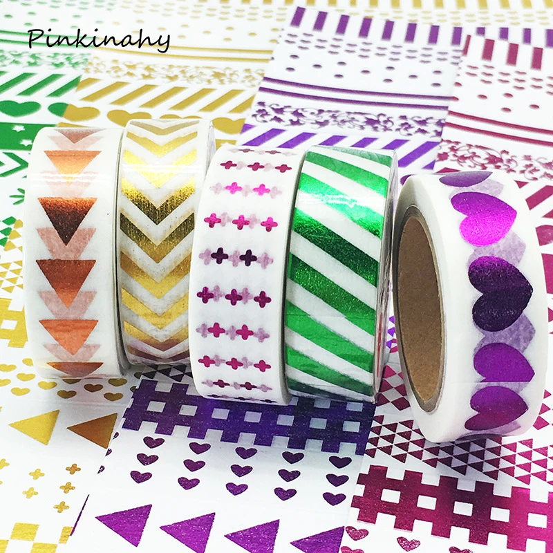 1x10 м золотая серебряная фольга сердце фотография скрапбукинг милый кавайный