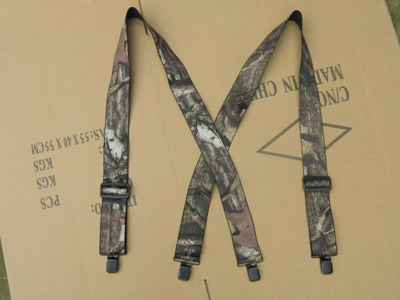 Мужские Винтажные камуфляжные подтяжки OLOME 120 см x 5 см, мужские подтяжки, подтяжки на плечо, подтяжки для мужчин, уличные подтяжки, штаны