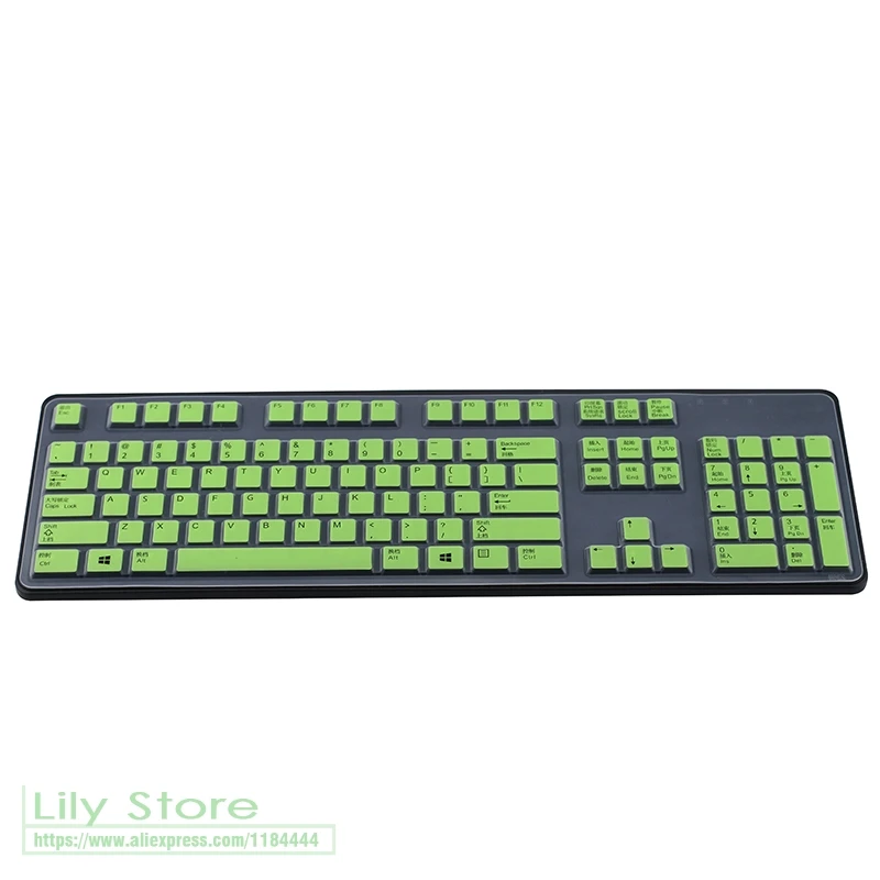 green Для Dell Kb212-B Kb4021 Sk-8120 настольный компьютер деловой ПК все-в-одном ПК клавиатура крышка протектор рабочего стола пленка Компьютерная - Цвет: green
