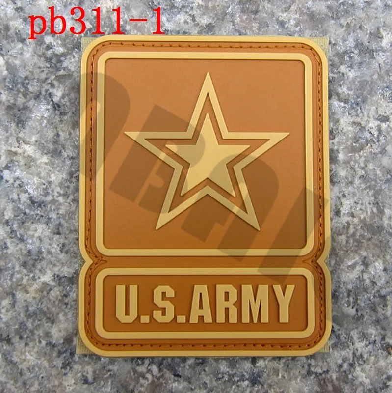 3D ПВХ патч США армейский логотип военный тактический боевой Резиновый патч