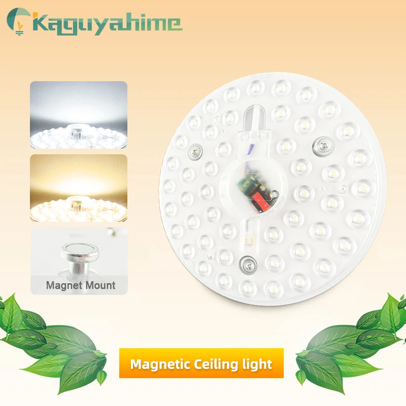 Kaguyahime светодиодный осветительный модуль 220 V Круглая Панель-лампа светодиодный потолочный светильник 12 Вт, 18 Вт, 24 Вт, SMD5730 восьмилучевая лампа светодиодный осветительный щит Кухня