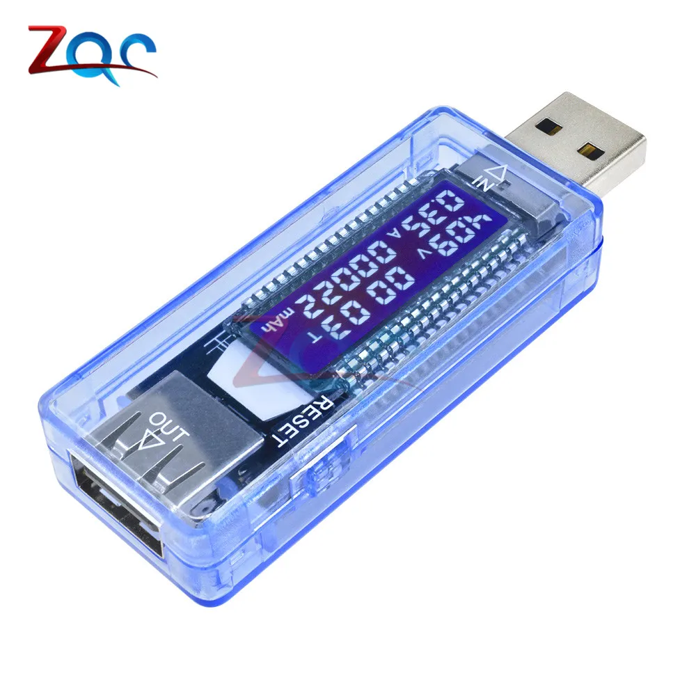 USB зарядное устройство Доктор напряжение измеритель тока Вольтметр Амперметр рабочее время мощность Емкость батареи тестер измерительные инструменты
