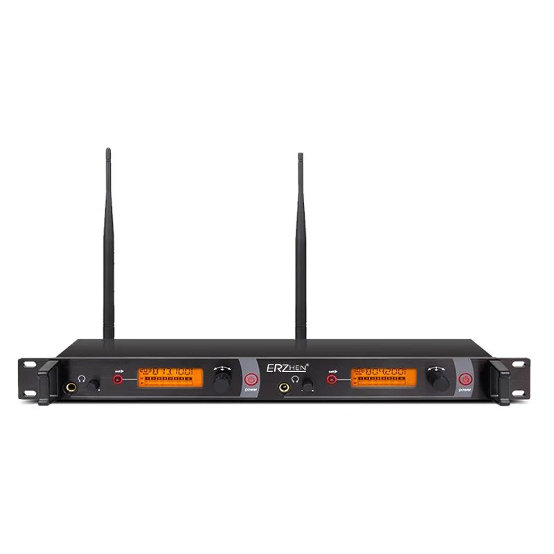 저렴한 EM2050 인이어 모니터 무선 시스템 SR2050 더블 송신기 모니터링 스튜디오 무대 공연용 6 바디 팩 프로페셔널