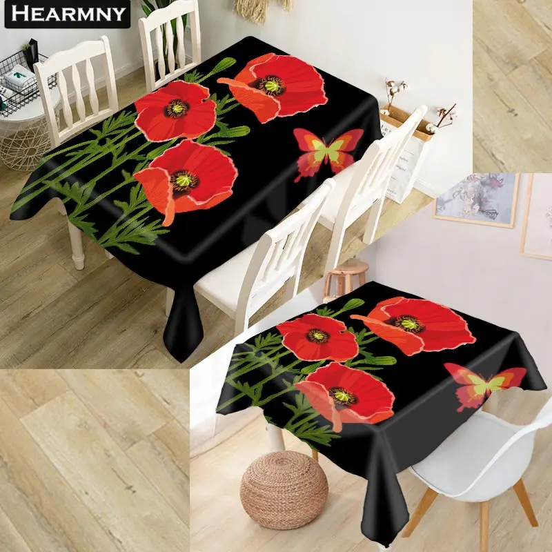 Скатерть HEARMNY для мака 3D ткань Оксфорд квадратный/прямоугольный