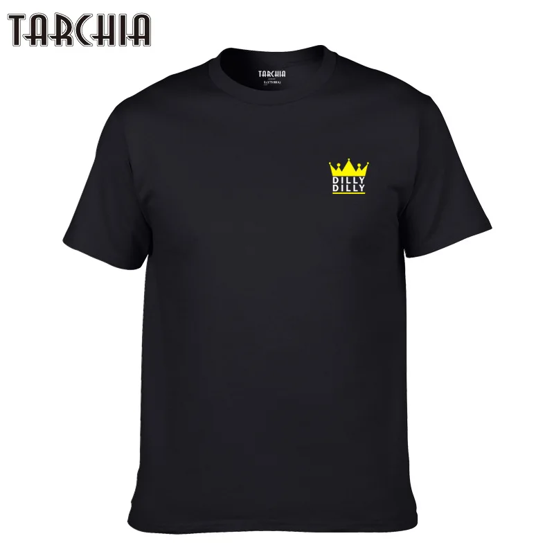 Летняя мужская футболка TARCHIA Dilly с коротким рукавом 2021 брендовые футболки для