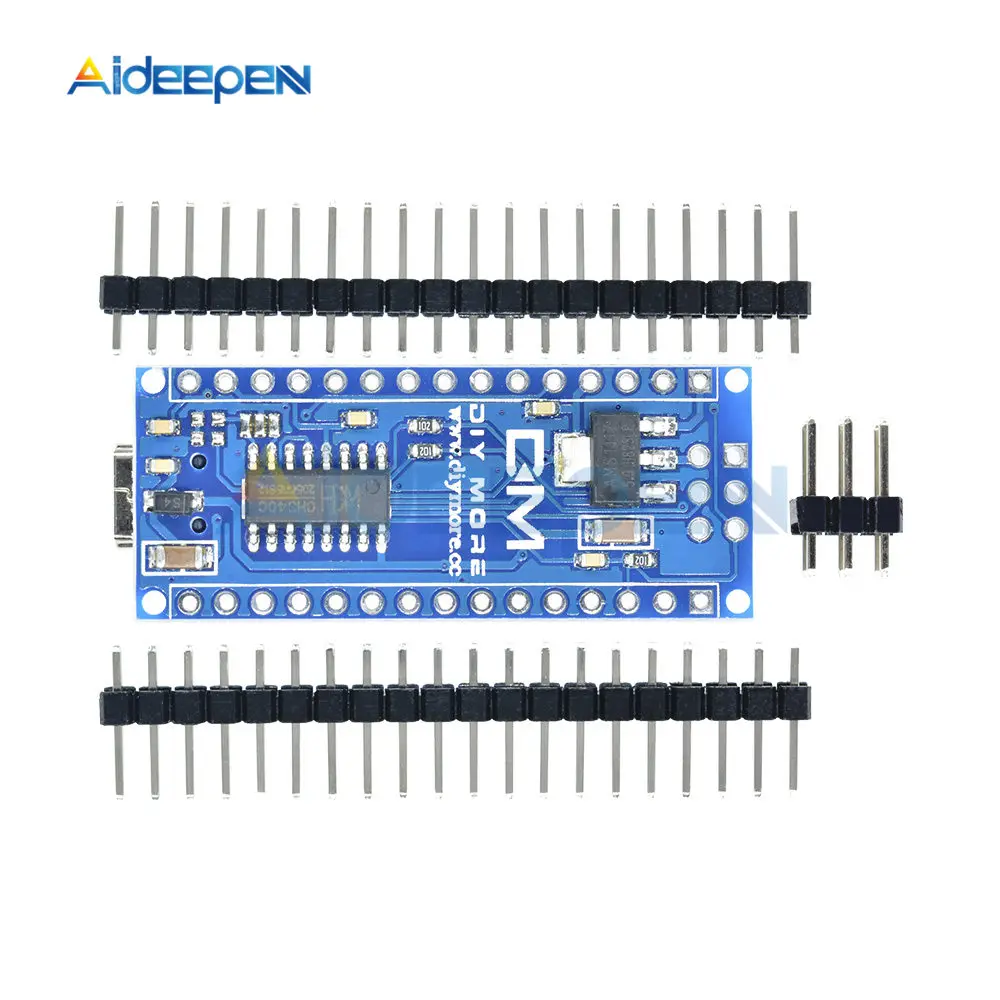 Миниатюрный USB драйвер ATmega328 ATmega328P плата микроконтроллера Nano CH340 для Arduino сменный