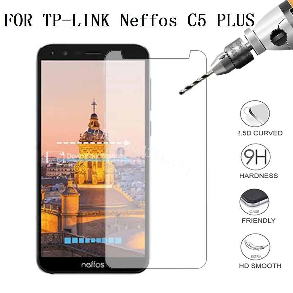 Высококачественное закаленное стекло для телефона Neffos C5 PLUS протектор экрана