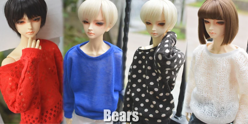 Аксессуары для шарнирной одежды в масштабе 1/3 1/4 верхний свитер куклы BJD/SD. Куклы